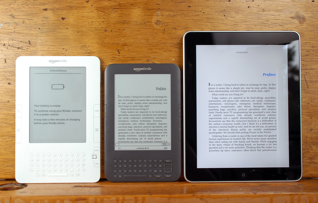 Formatage numérique : Andy Ihnatko Kindle 2, Kindle 3, and iPad