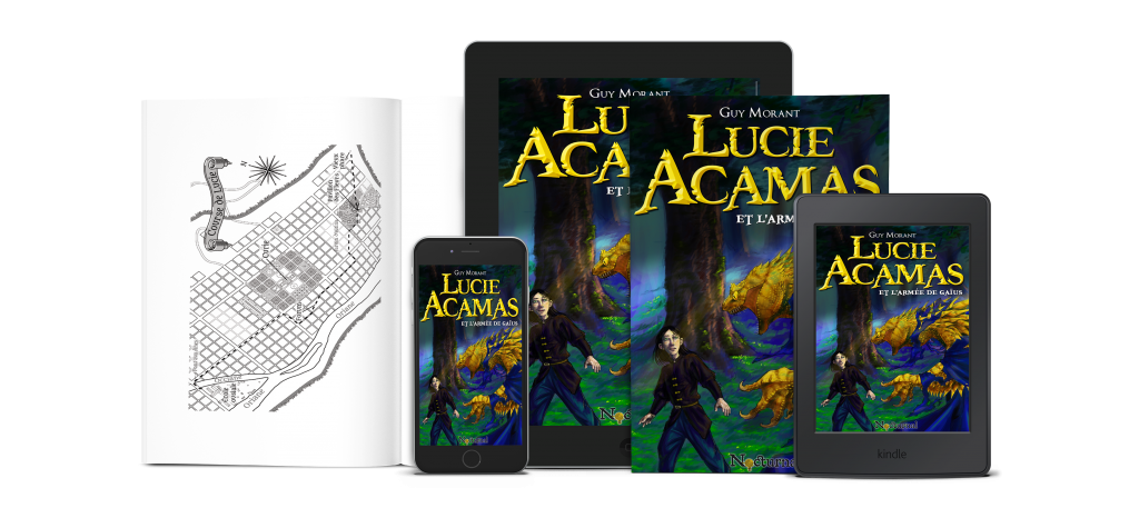 Lucie Acamas et l'armée de Gaïus - Kouvertures.com